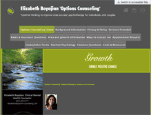 Tablet Screenshot of options-counseling.com